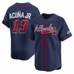 Crovyle A.Braves #13 Ronald Acuna Jr. Navy 2025 Speedway Classic Alternate Limited Player Personalized Jersey