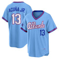 Crovyle A.Braves #13 Ronald Acuna Jr. Powder Blue 2026 City Connect Stadium Stitched Personalized Jersey