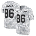 Crovyle B.Bills B.Bills #86 Dalton Kincaid Player Arctic Camo Salute to Service Limited Stitched Jerseys