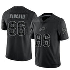 Crovyle B.Bills #86 Dalton Kincaid Player Black RFLCTV Limited  Stitched Jerseys