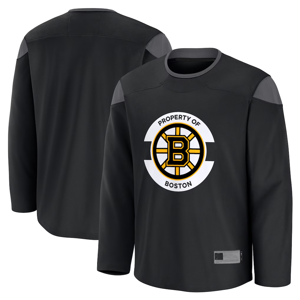 Crovyle B.Bruins Black Practice Stitched Jerseys
