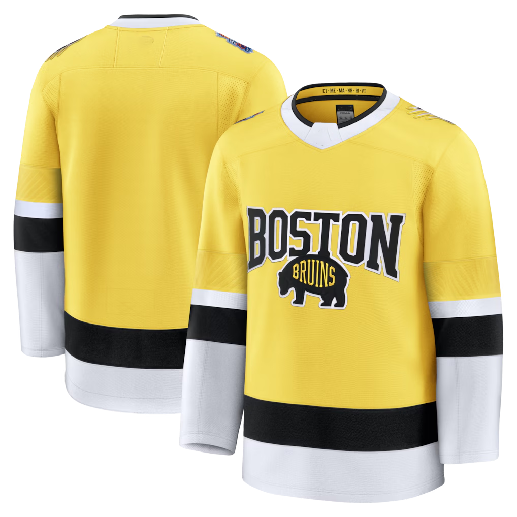 Crovyle B.Bruins Gold 2026 Stadium Series Premium Jerseys