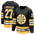 Crovyle B.Bruins #27 Hampus Lindholm Black Home Breakaway Player Stitched Jerseys
