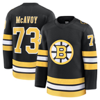 Crovyle B.Bruins #73 Charlie McAvoy Black Home Premium Player Stitched Jerseys