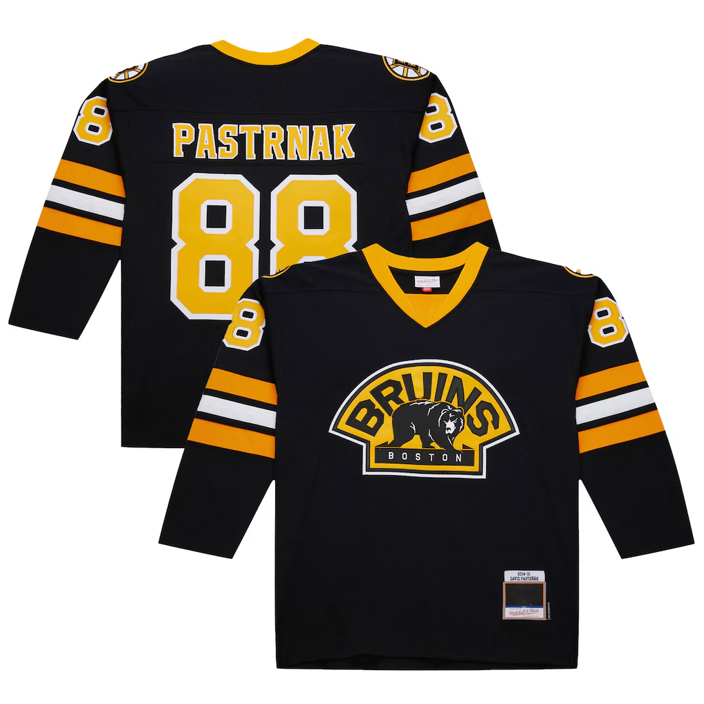 Crovyle B.Bruins #88 David Pastrnak Black 2014-15 Power Play Stitched Jerseys