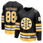 Crovyle B.Bruins #88 David Pastrnak Black Home Breakaway Stitched Jerseys