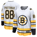 Crovyle B.Bruins #88 David Pastrnak White Away Breakaway Player Stitched Jerseys