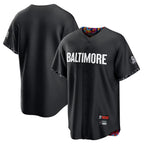 Crovyle B.Orioles Black City Connect Home Game Blank Player Stitched Jerseys