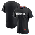 Crovyle B.Orioles Black City Connect Limited Elite Home Blank Player Stitched Jerseys