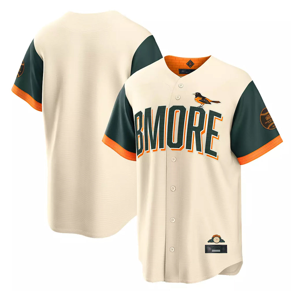Crovyle B.Orioles Cream 2026 City Connect Home Blank Player Stitched Jerseys