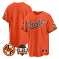 Crovyle B.Orioles Orange 30th Anniversary of 2131 Home Game Blank Player Stitched Jerseys