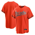 Crovyle B.Orioles Orange Home Game Blank Player Stitched Jerseys