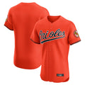 Crovyle B.Orioles Orange Limited Elite Home Game Blank Player Stitched Jerseys