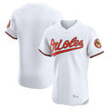 Crovyle B.Orioles White Limited Elite Home Game Blank Player Stitched Jerseys