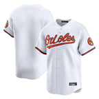 Crovyle B.Orioles White Limited Home Game Blank Player Stitched Jerseys