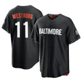 Crovyle B.Orioles #11 Jordan Westburg Player Black City Connect Home Game Stitched Jerseys
