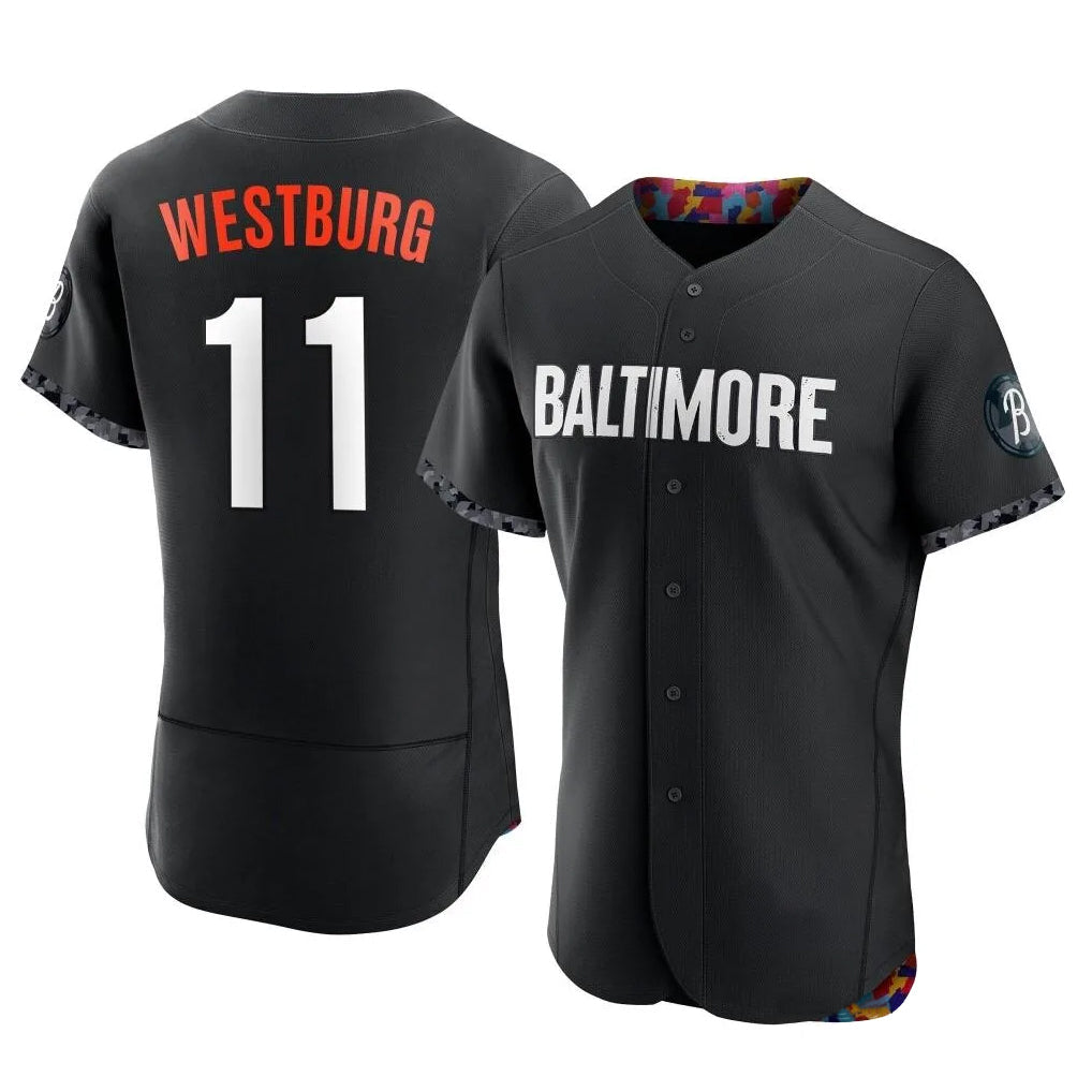 Crovyle B.Orioles #11 Jordan Westburg Player Black City Connect Limited Elite Home Game Stitched Jerseys