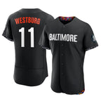 Crovyle B.Orioles #11 Jordan Westburg Player Black City Connect Limited Elite Home Game Stitched Jerseys
