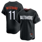 Crovyle B.Orioles #11 Jordan Westburg Player Black City Connect Limited Home Game Stitched Jerseys