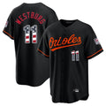 Crovyle B.Orioles #11 Jordan Westburg Player Black USA 250 Fourth of July Home Game Stitched Jerseys