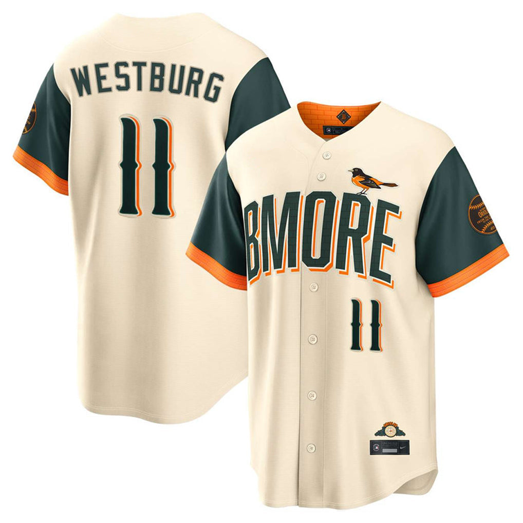 Crovyle B.Orioles #11 Jordan Westburg Player Cream 2026 City Connect Home Game Stitched Jerseys