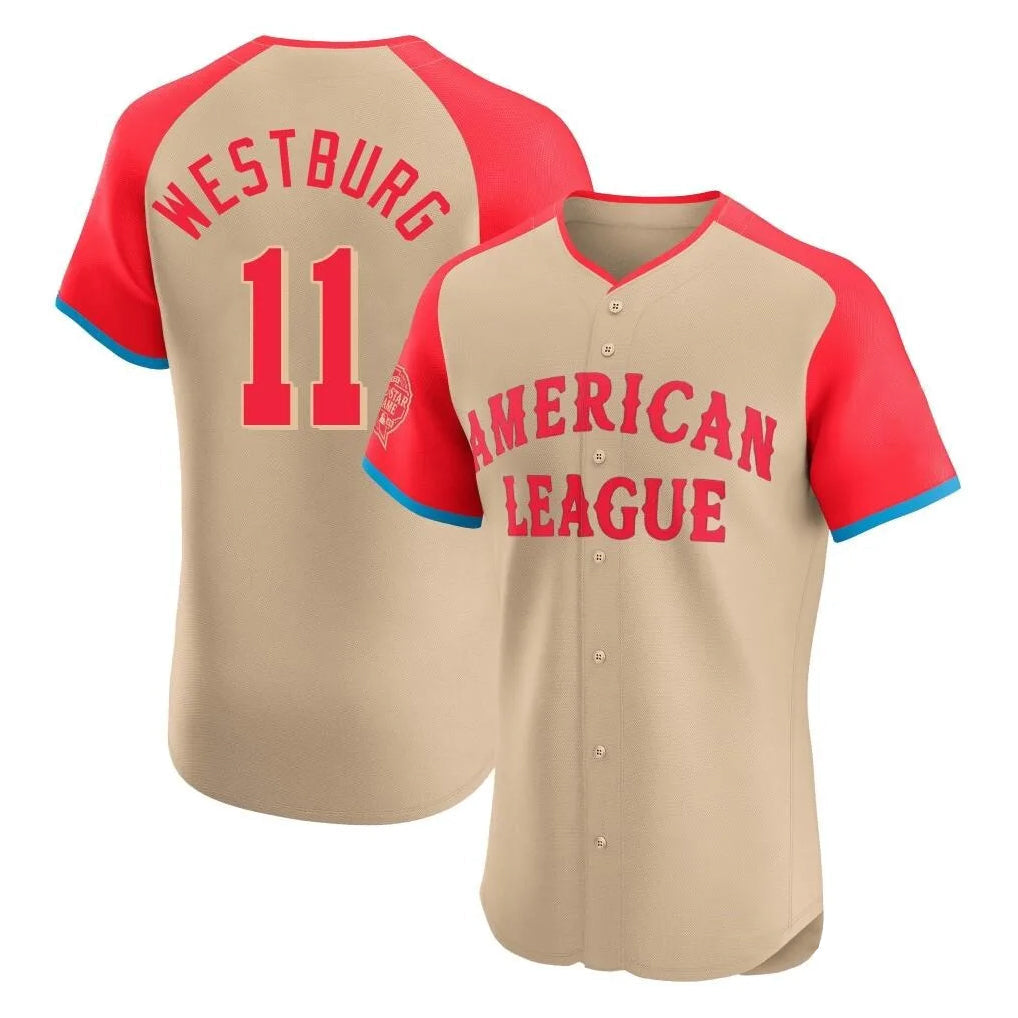 Crovyle B.Orioles #11 Jordan Westburg Player Cream American League All-Star Limited Elite Home Game Stitched Jerseys