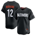 Crovyle B.Orioles #12 Dylan Beavers Player Black City Connect Limited Home Game Stitched Jerseys