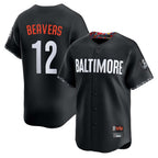 Crovyle B.Orioles #12 Dylan Beavers Player Black City Connect Limited Home Game Stitched Jerseys