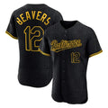 Crovyle B.Orioles #12 Dylan Beavers Player Black Snake Skin City Limited Elite Home Stitched Jerseys