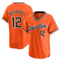 Crovyle B.Orioles #12 Dylan Beavers Player Orange T-shirt Limited Home Game Stitched Jerseys