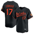 Crovyle B.Orioles #17 Colton Cowser Player Black Limited Home Game Stitched Jerseys
