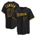 Crovyle B.Orioles #17 Colton Cowser Player Black Snake Skin City Home Game Stitched Jerseys