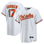 Crovyle B.Orioles #17 Colton Cowser Player White Home Game Stitched Jerseys