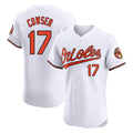 Crovyle B.Orioles #17 Colton Cowser Player White Limited Elite Home Game Stitched Jerseys