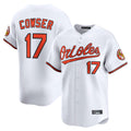 Crovyle B.Orioles #17 Colton Cowser Player White Limited Home Game Stitched Jerseys