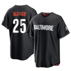 Crovyle B.Orioles #25 Pete Alonso Player Black City Connect Home Game Stitched Jerseys