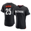 Crovyle B.Orioles #25 Pete Alonso Player Black City Connect Limited Elite Home Game Stitched Jerseys