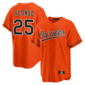 Crovyle B.Orioles #25 Pete Alonso Player Orange Home Game Stitched Jerseys