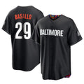 Crovyle B.Orioles #29 Samuel Basallo Player Black City Connect Home Game Stitched Jerseys