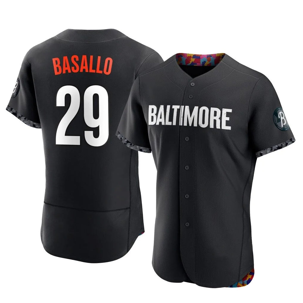 Crovyle B.Orioles #29 Samuel Basallo Player Black City Connect Limited Elite Home Game Stitched Jerseys