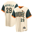 Crovyle B.Orioles #29 Samuel Basallo Player Cream 2026 City Connect Home Game Stitched Jerseys