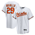 Crovyle B.Orioles #29 Samuel Basallo Player White Home Game Stitched Jerseys