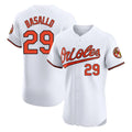 Crovyle B.Orioles #29 Samuel Basallo Player White Limited Elite Home Game Stitched Jerseys