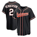 Crovyle B.Orioles #2 Gunnar Henderson Player Black Out Home Game Stitched Jerseys