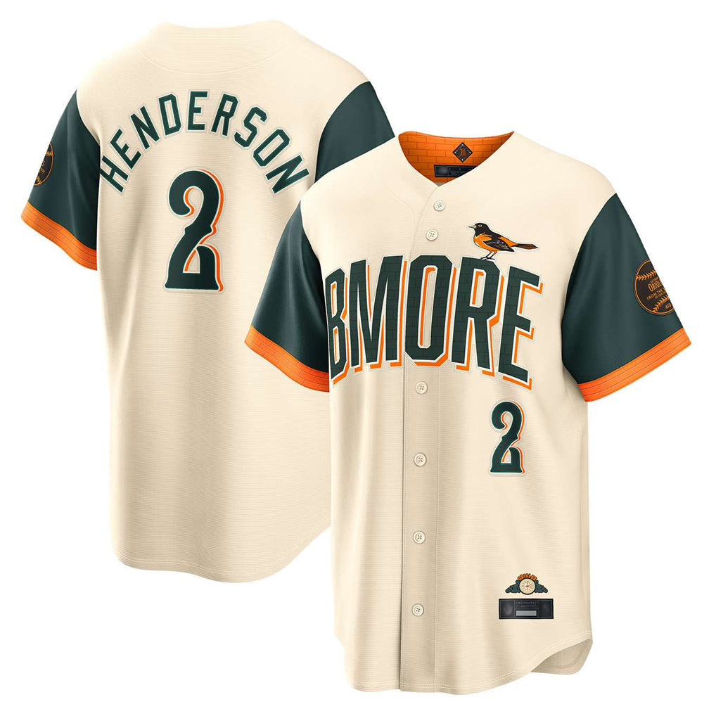 Crovyle B.Orioles #2 Gunnar Henderson Player Cream 2026 City Connect Home Game Stitched Jerseys