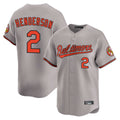 Crovyle B.Orioles #2 Gunnar Henderson Player Gray Limited Home Game Stitched Jerseys