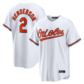 Crovyle B.Orioles #2 Gunnar Henderson Player White Home Game Stitched Jerseys
