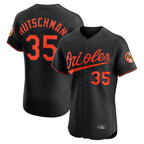 Crovyle B.Orioles #35 Adley Rutschman Black Limited Elite Home Game Stitched Jerseys