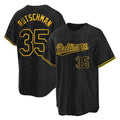 Crovyle B.Orioles #35 Adley Rutschman Black Snake Skin City Home Game Stitched Jerseys