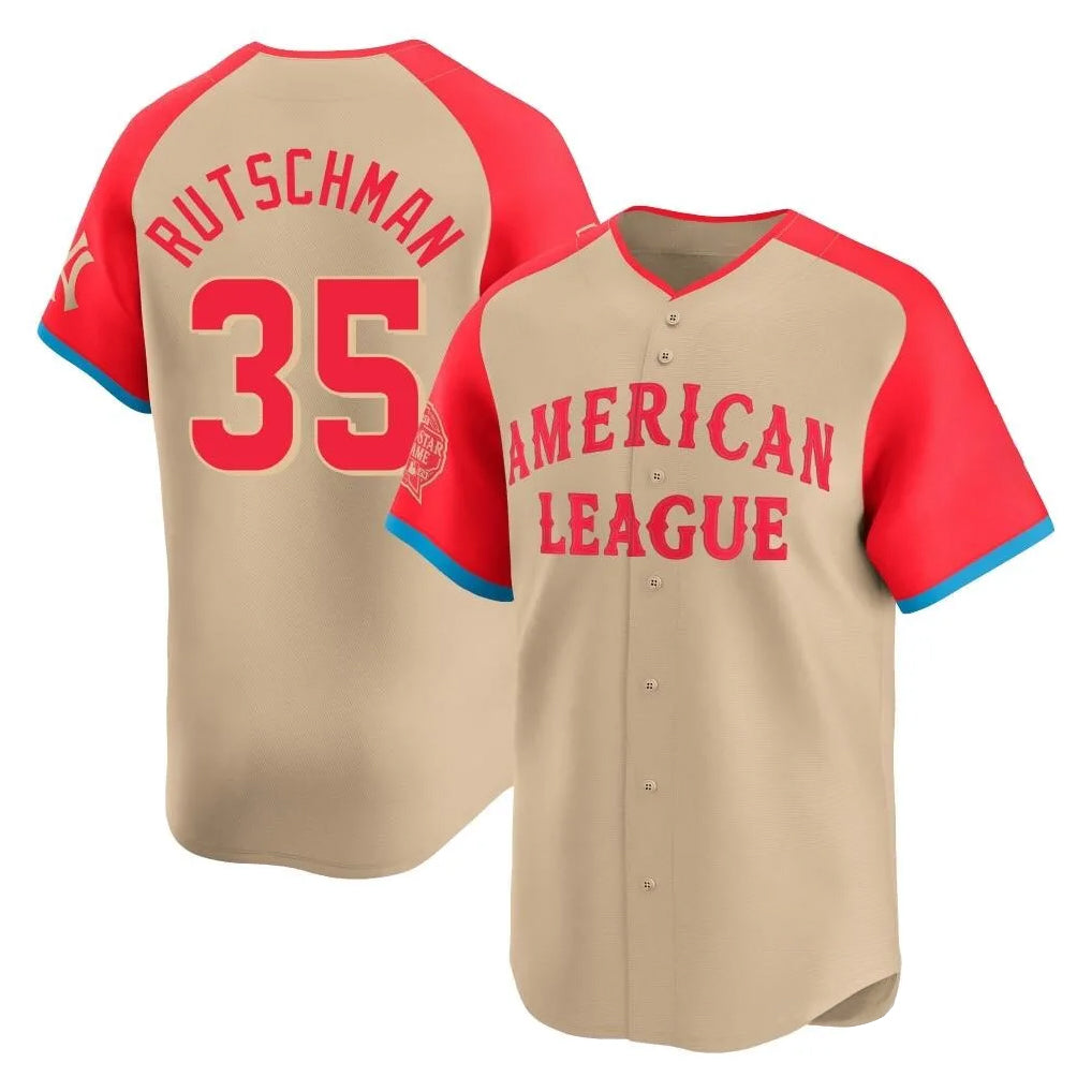 Crovyle B.Orioles #35 Adley Rutschman Cream American League All-Star Limited Home Game Stitched Jerseys